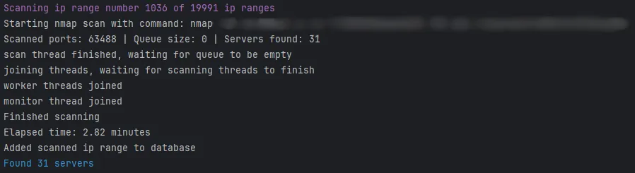 Minecraft Server Scanner & Scraper
